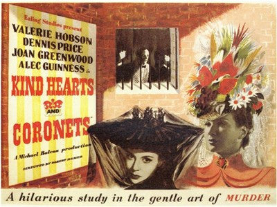 Kind Hearts and Coronets Movie Poster Print
