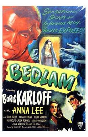 Bedlam Movie Poster Print