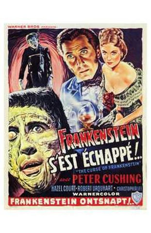 Curse of Frankenstein Movie Poster Print