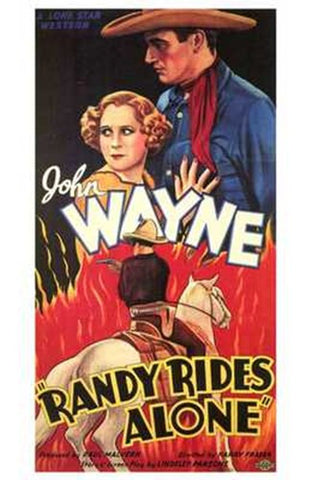 Randy Rides Alone Movie Poster Print