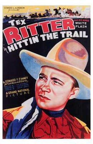 Hittin' the Trail Movie Poster Print