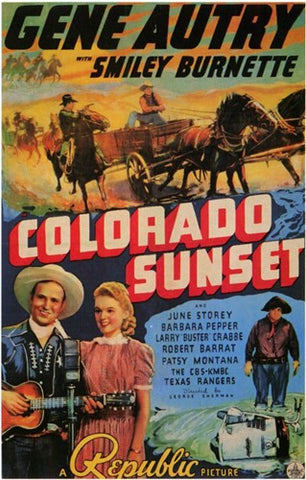 Colorado Sunset Movie Poster Print