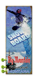 Snow Board Wood 17x44