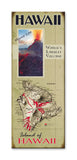 Island of Hawaii Wood 14x36