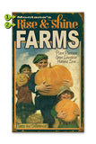 Kids and Pumpkins Wood 28x48