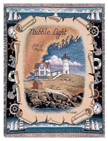 Tapestry - Nubble Light, Me Throw