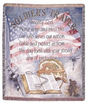 Tapestry - Soldier'S Prayer Throw