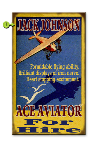 Ace Aviator Wood 18x30