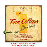 Tom Collins Metal 18x18