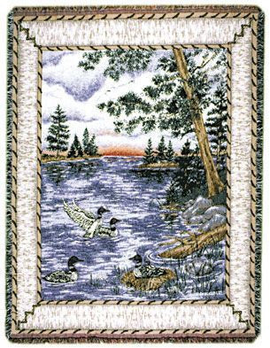 Tapestry - Loons (53X67)   Throw