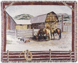 Tapestry - Ranch Life (Pat) Throw