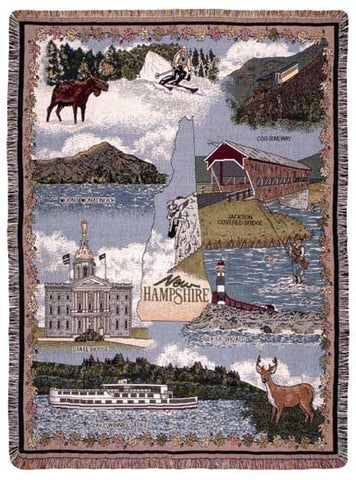 Tapestry - State Of New Hampshire Throw