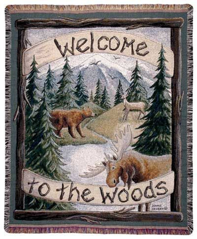 Tapestry - Welcome To The Woods Throw