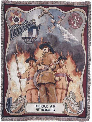 Tapestry - Fire Fighter Throw
