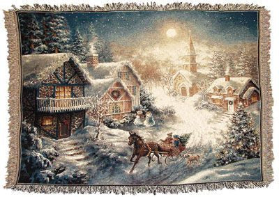 Tapestry - One Horse Open Sleigh(Nicky) Throw
