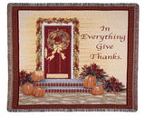 Tapestry - In Everything Give Thanks Throw