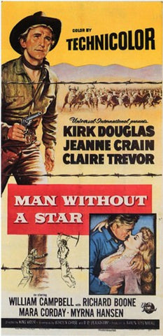 Man Without a Star Movie Poster Print