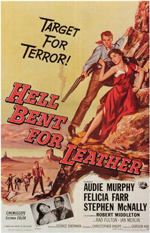 Hell Bent for Leather Movie Poster Print