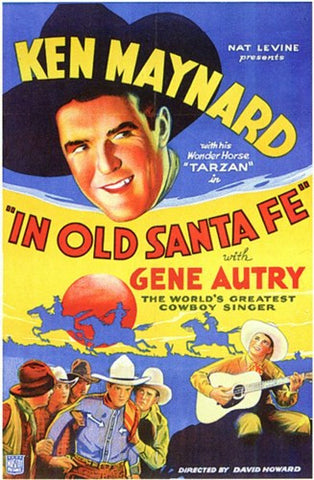 in Old Santa Fe Movie Poster Print