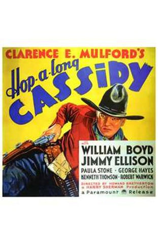 Hop-Along Cassidy Movie Poster Print