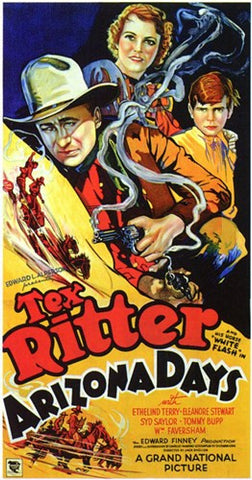 Arizona Days Movie Poster Print