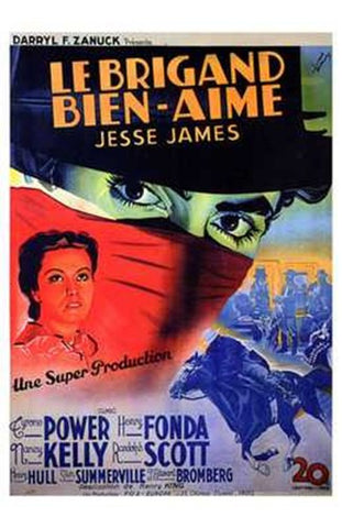 Jesse James Movie Poster Print