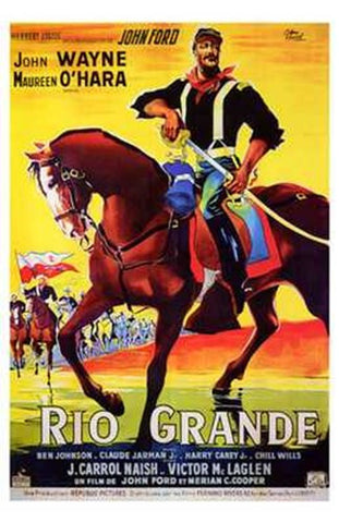 Rio Grande Movie Poster Print