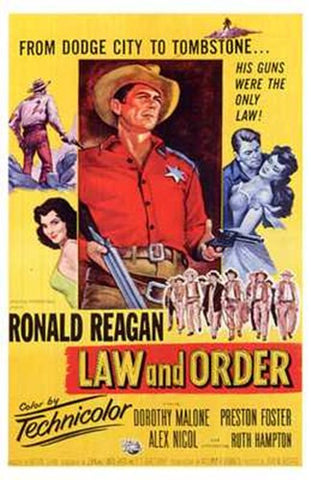 Law and Order Movie Poster Print
