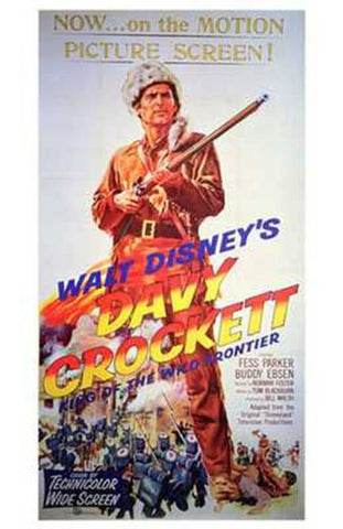 Davy Crockett Movie Poster Print