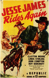 Jesse James Rides Again Movie Poster Print