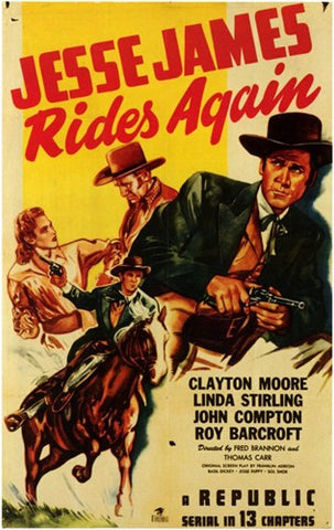 Jesse James Rides Again Movie Poster Print