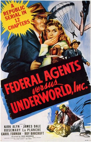 Federal Agents Versus Underworld  Inc Movie Poster Print