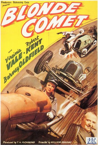 Blonde Comet Movie Poster Print