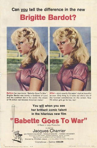 Babette Goes to War Movie Poster Print