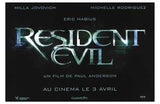 Resident Evil Movie Poster Print
