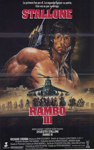 Rambo 3 Movie Poster Print