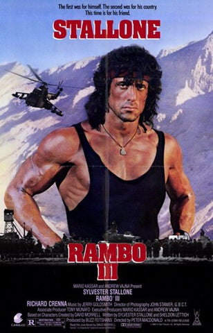 Rambo 3 Movie Poster Print