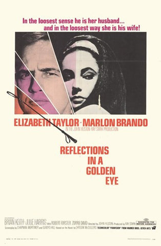 Reflections In a Golden Eye Movie Poster Print