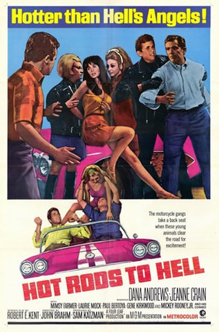 Hot Rods to Hell Movie Poster Print