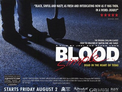 Blood Simple Movie Poster Print