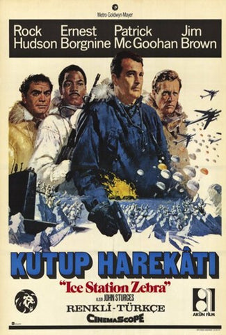 Ice Station Zebra Movie Poster Print