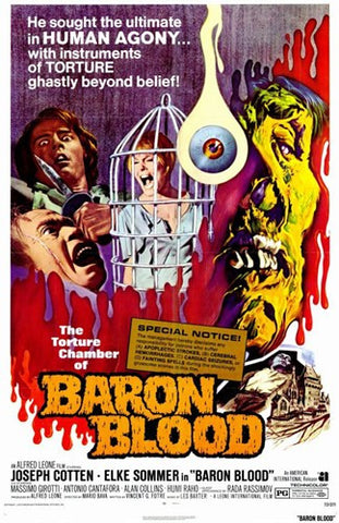 Baron Blood Movie Poster Print