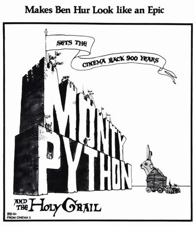 Monty Python and the Holy Grail Movie Poster Print