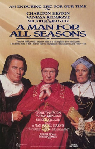 Man for All Seasons  a Movie Poster Print