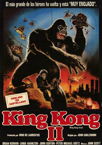 King Kong Lives Movie Poster Print