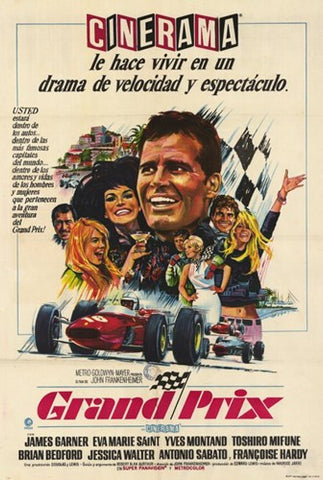 Grand Prix Movie Poster Print