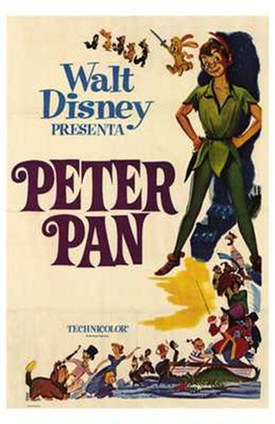 Peter Pan Movie Poster Print
