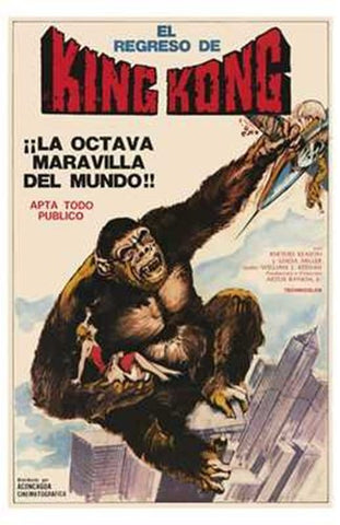 King Kong Escapes Movie Poster Print