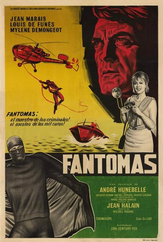 Fantomas Movie Poster Print