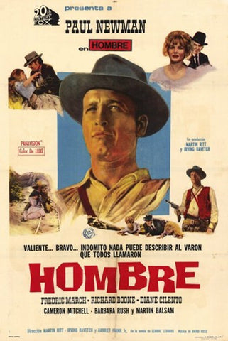 Hombre Movie Poster Print